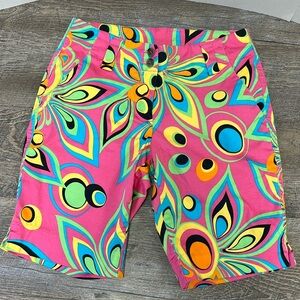 Loudmouth SHAGADELIC Women’s 8” Golf Shorts Size 0